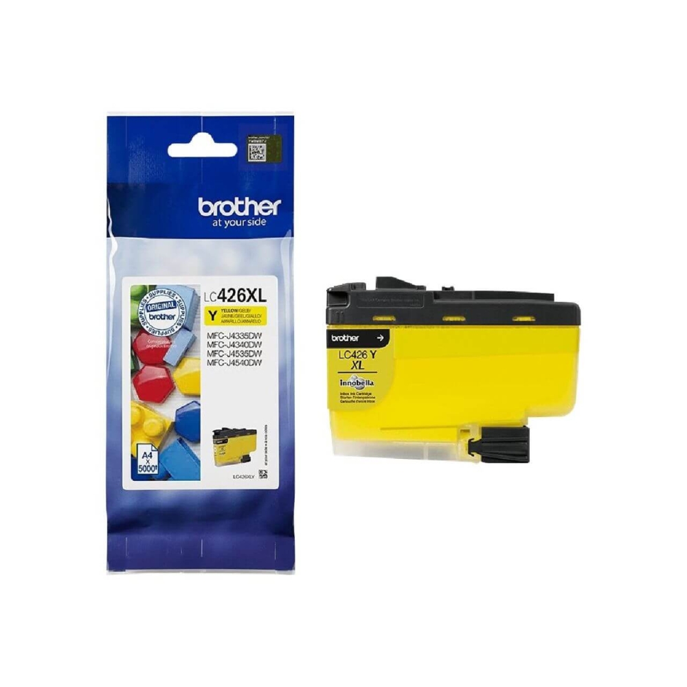 Original Brother Tintenpatrone LC-426XLY Gelb [XXL Füllmenge]