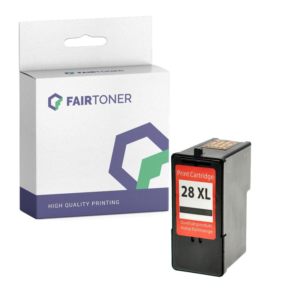 FairToner kompatibel für Lexmark Tintenpatrone 18C1528E / 28A Schwarz