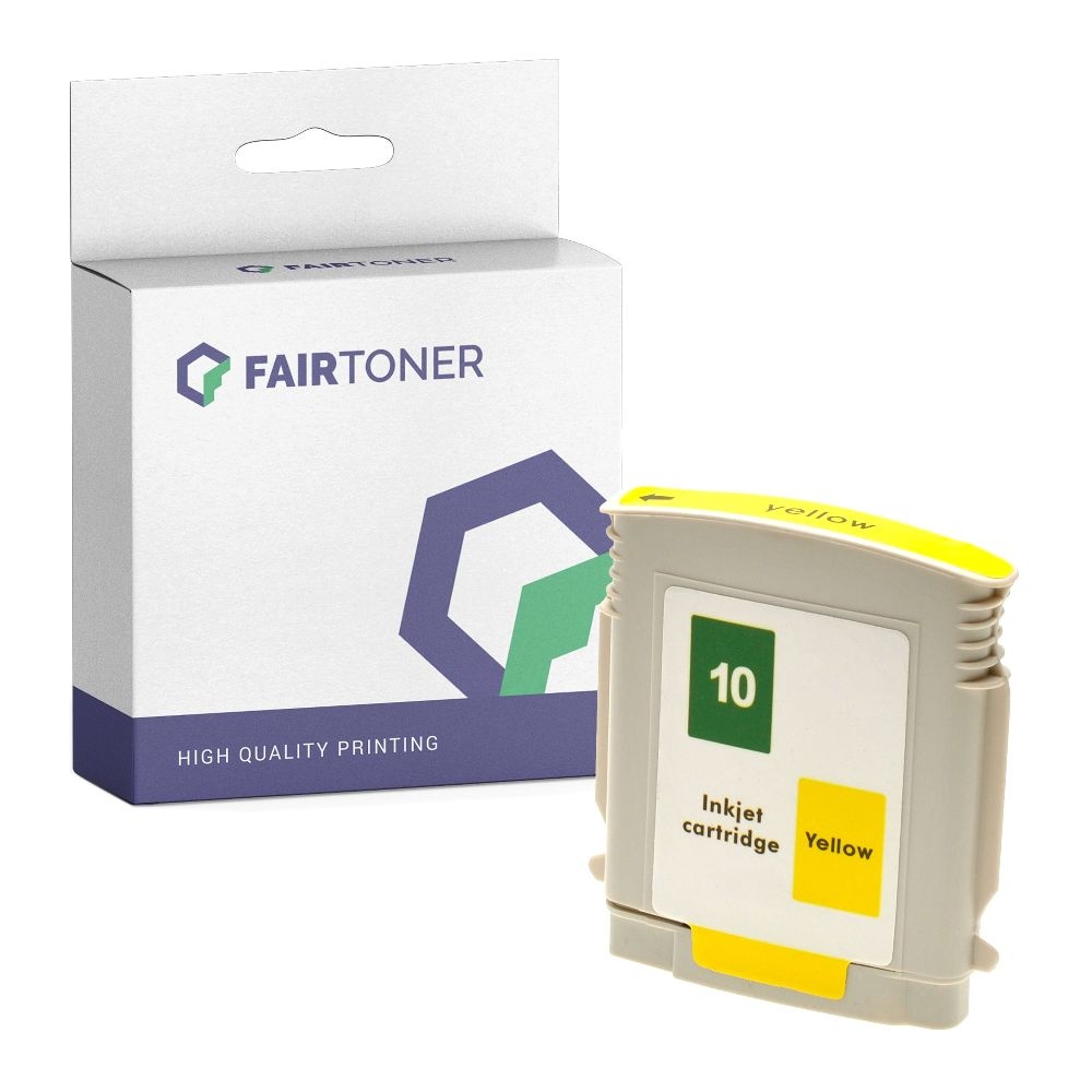 FairToner kompatibel für HP Tintenpatrone C4842AE / 10 Gelb