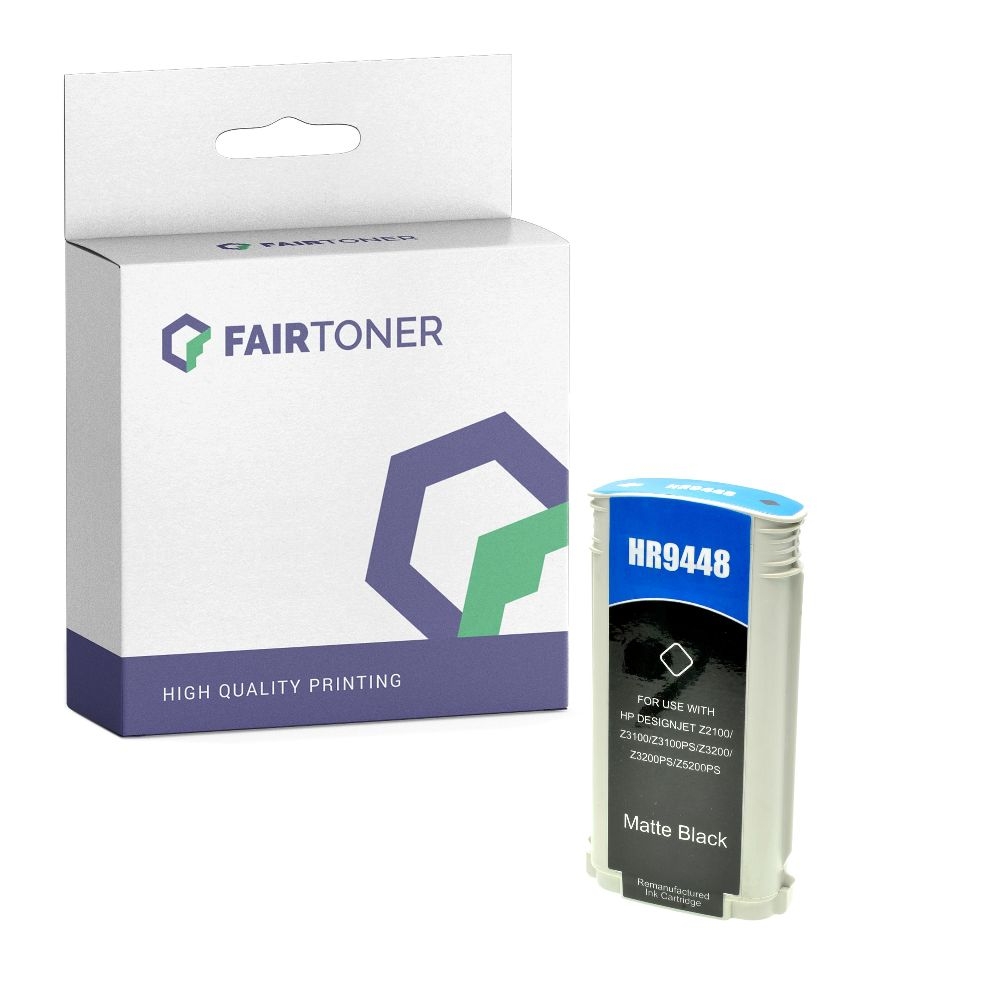 FairToner kompatibel für HP Tintenpatrone C9448A / 70 Matt Schwarz