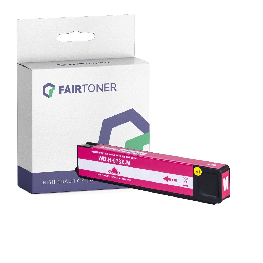 FairToner kompatibel für HP Tintenpatrone F6T82AE / 973X Magenta