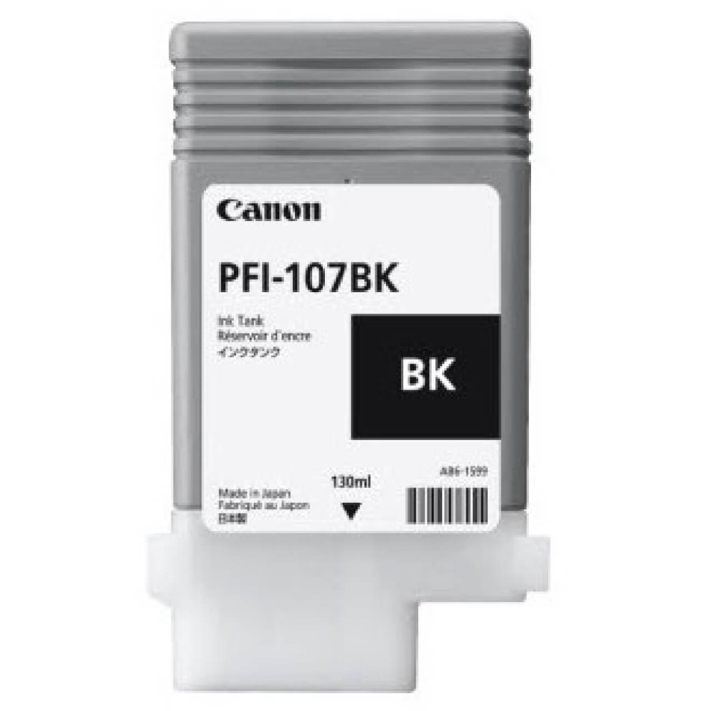 Original Canon Tintenpatrone 6705B001 / PFI-107BK Schwarz