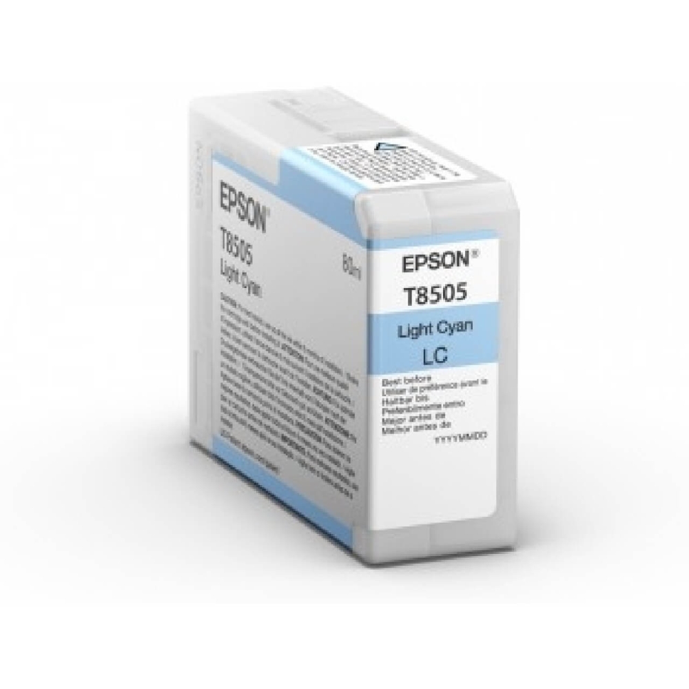 Original Epson Tintenpatrone C13T850500 / T8505 Light Cyan
