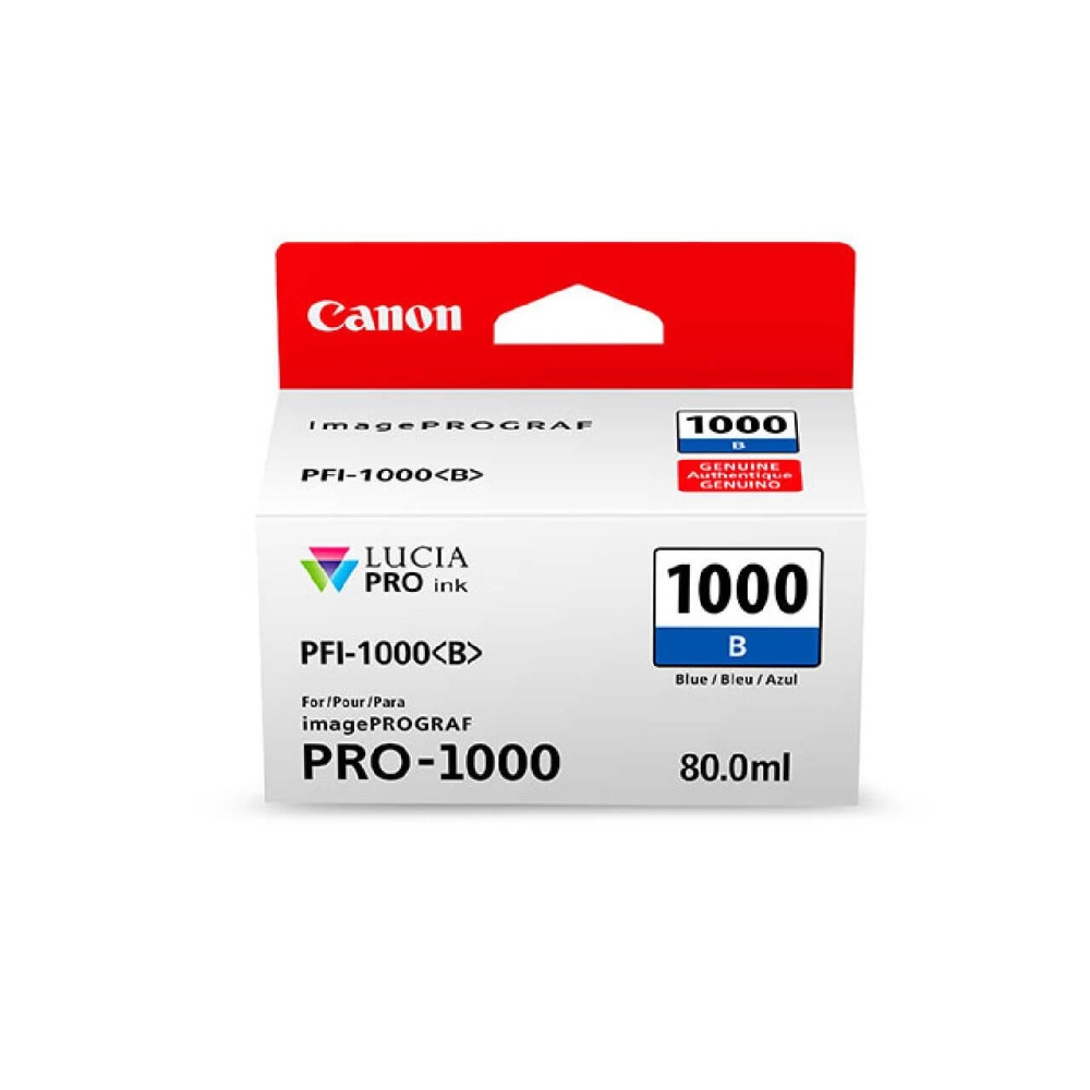 Original Canon Tintenpatrone 0555C001 / PFI-1000B Blau