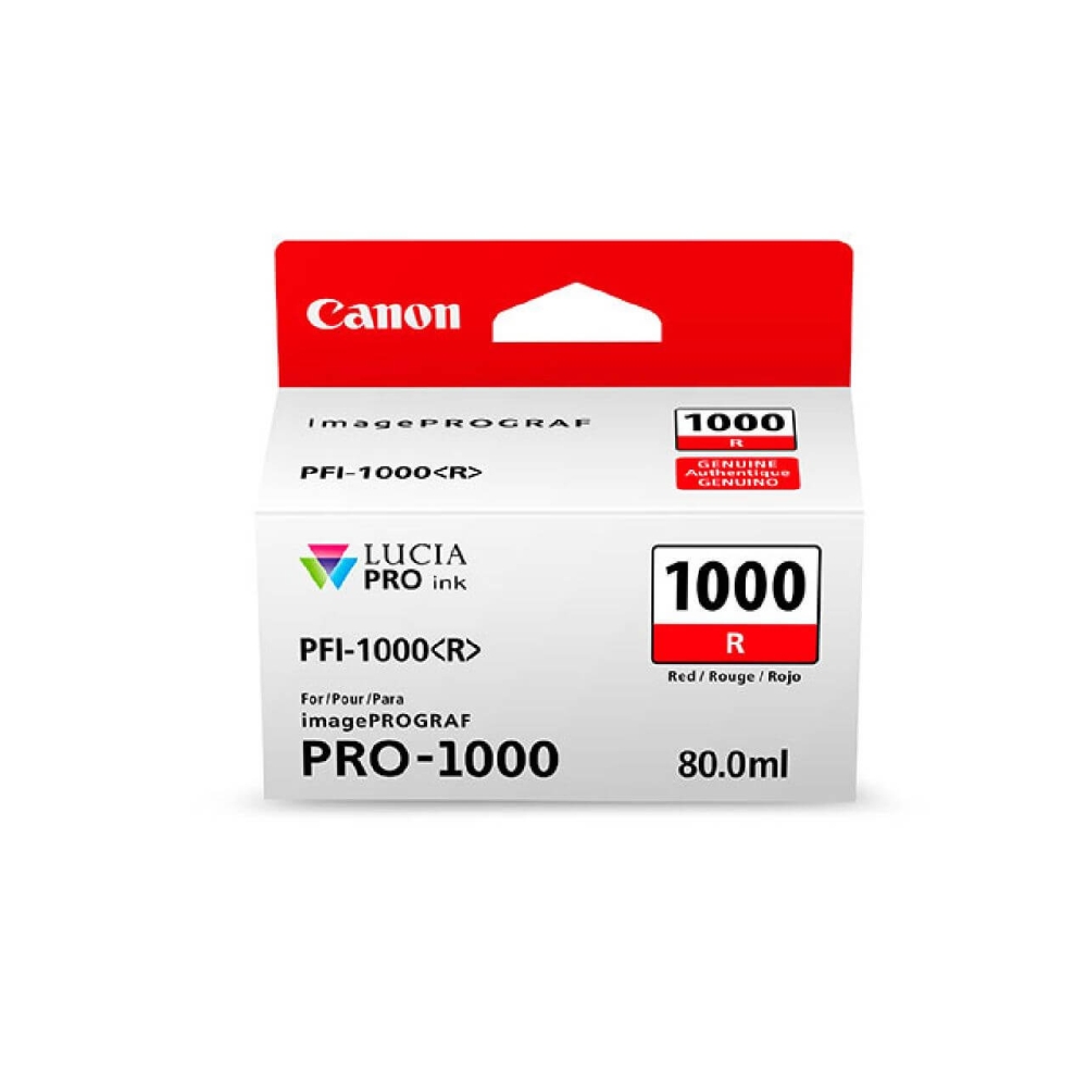 Original Canon Tintenpatrone 0554C001 / PFI-1000R Rot