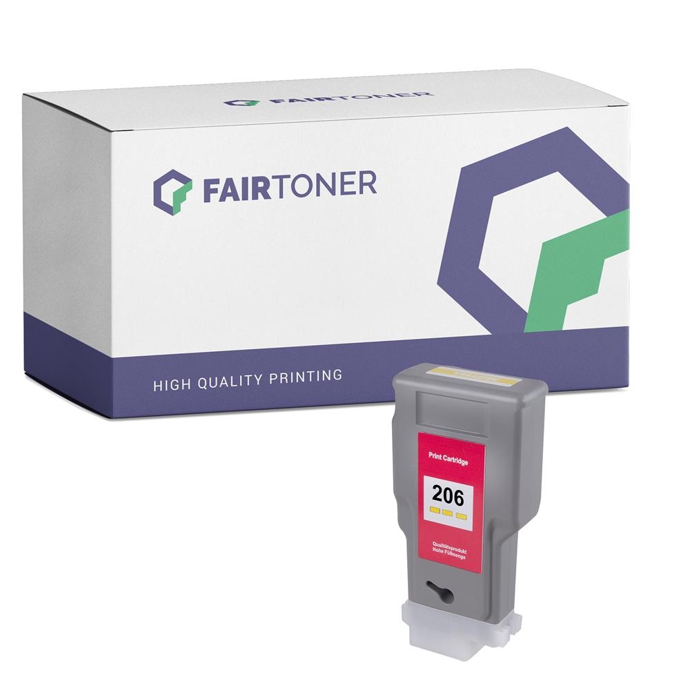 FairToner kompatibel für Canon Tintenpatrone 5306B001 / PFI-206Y Gelb