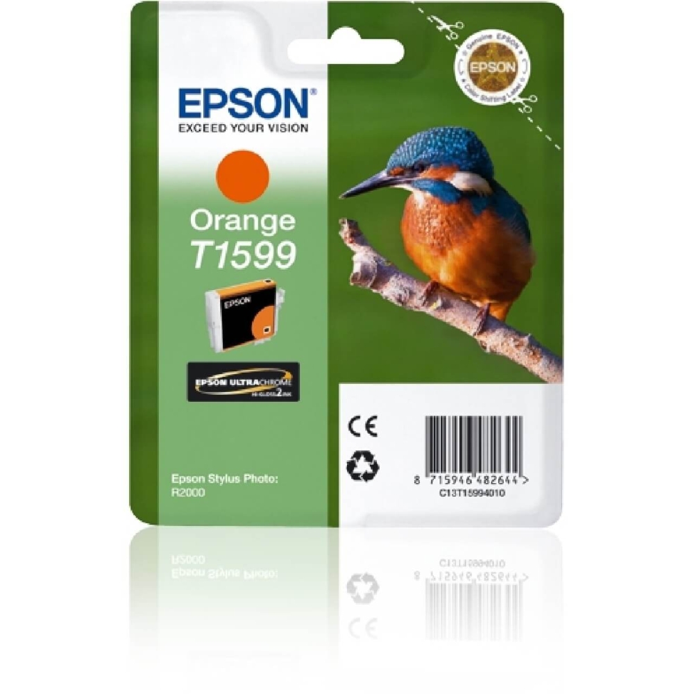 Original Epson Tintenpatrone C13T15994010 / T1599 Orange