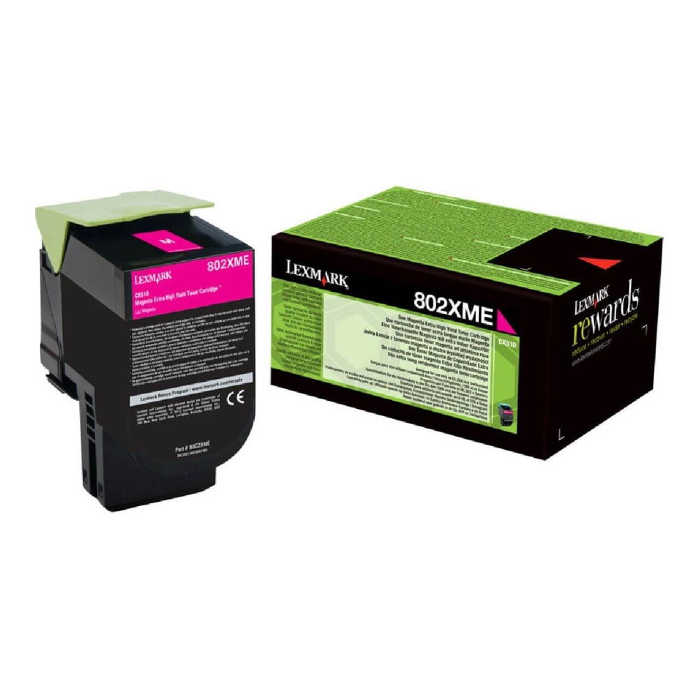 Original Lexmark Toner 80C2XME/802XM Magenta