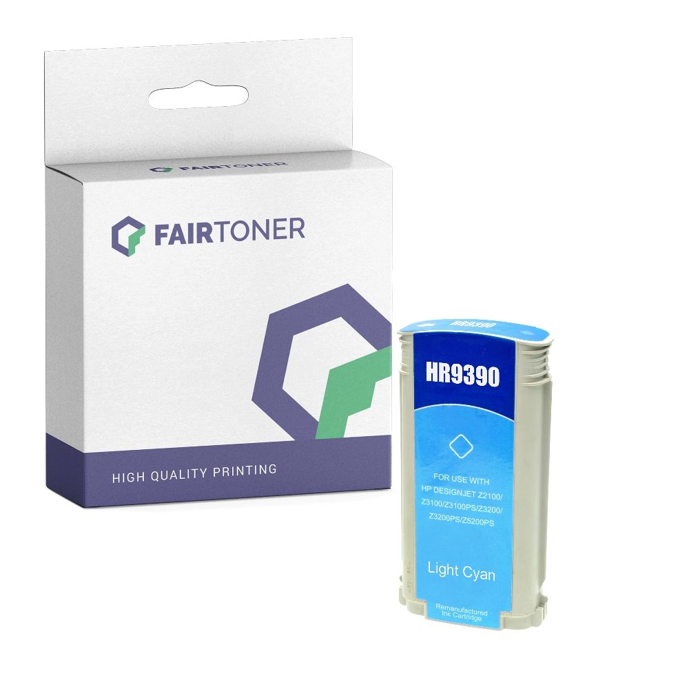 FairToner kompatibel für HP Tintenpatrone C9390A / 70 Photo Cyan