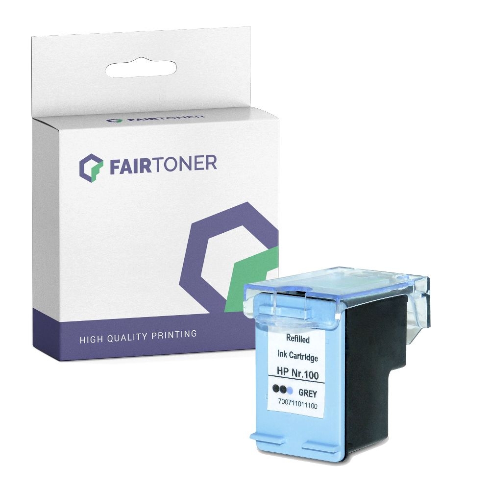 FairToner kompatibel für HP Tintenpatrone C9368AE / 100 Light Grau