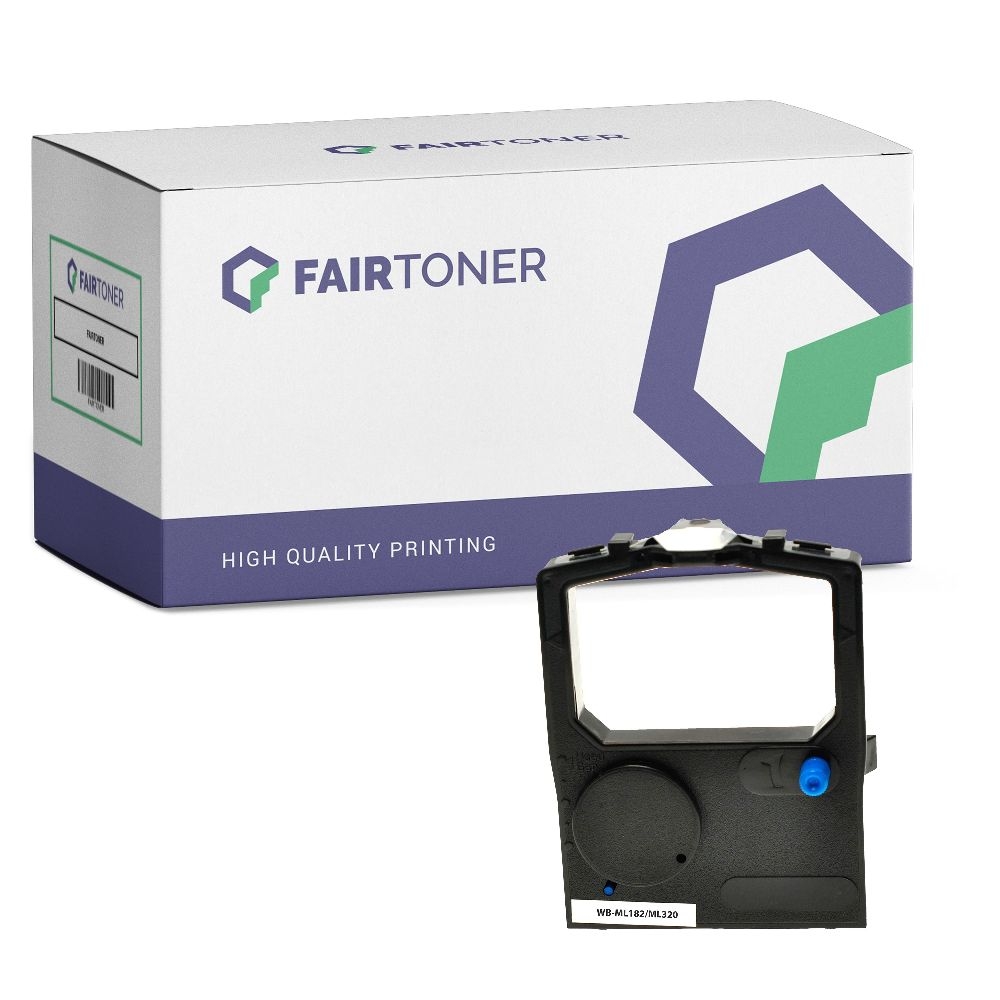 FairToner kompatibel für OKI Farbband 9002303 Schwarz