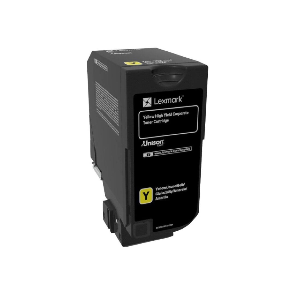 Original Lexmark Toner 74C2HYE Gelb