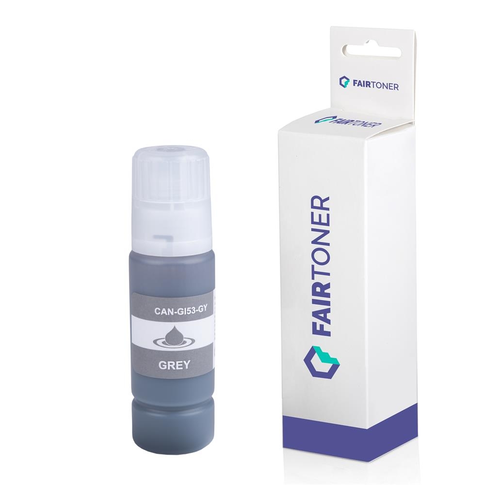 FairToner kompatibel für Canon Tintenpatrone 4708C001 / GI-53GY Grau