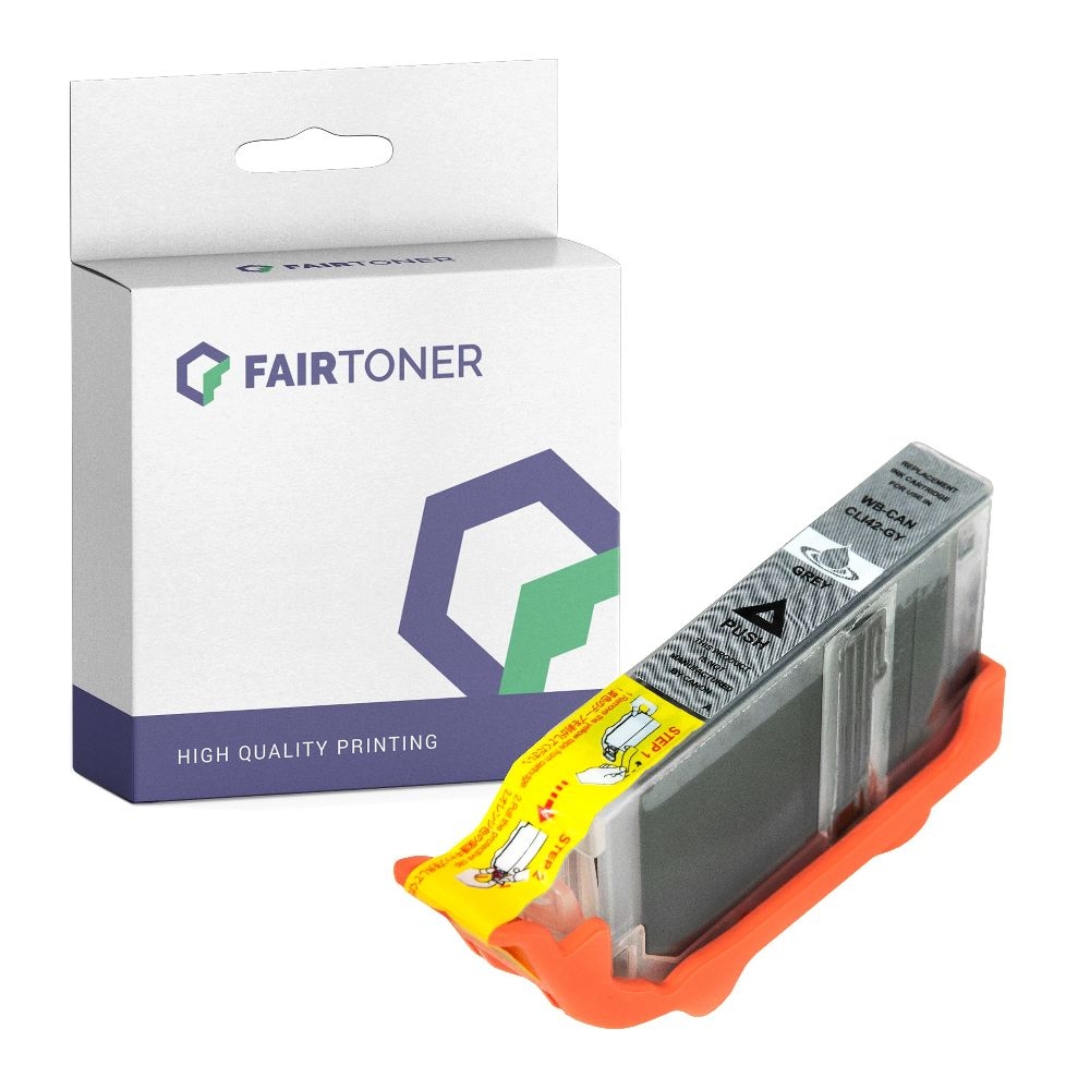 FairToner kompatibel für Canon Tintenpatrone 6390B001 / CLI-42GY Grau