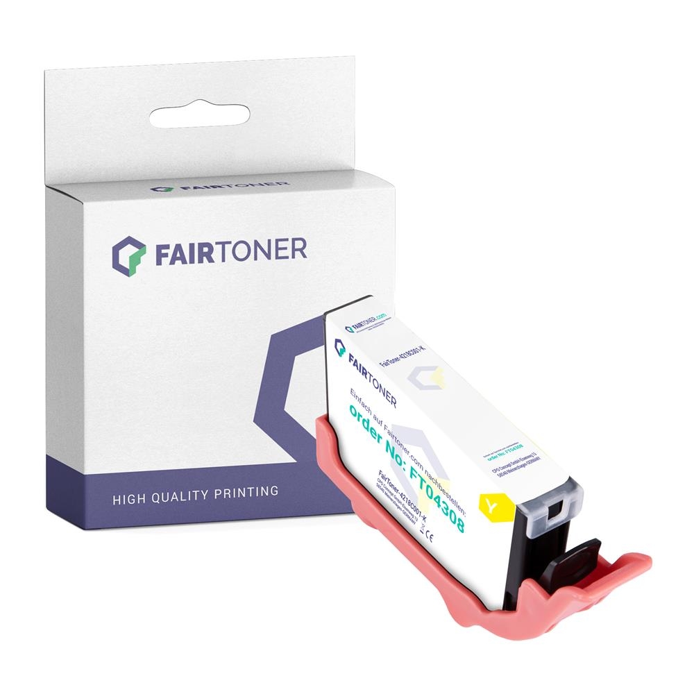 FairToner kompatibel für Canon Tintenpatrone 4218C001 / CLI-65y Gelb