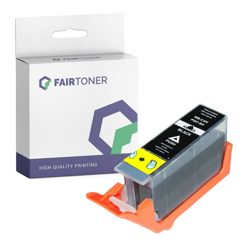 FairToner kompatibel für Canon Tintenpatrone 2444B001 / PGI-7BK Schwarz