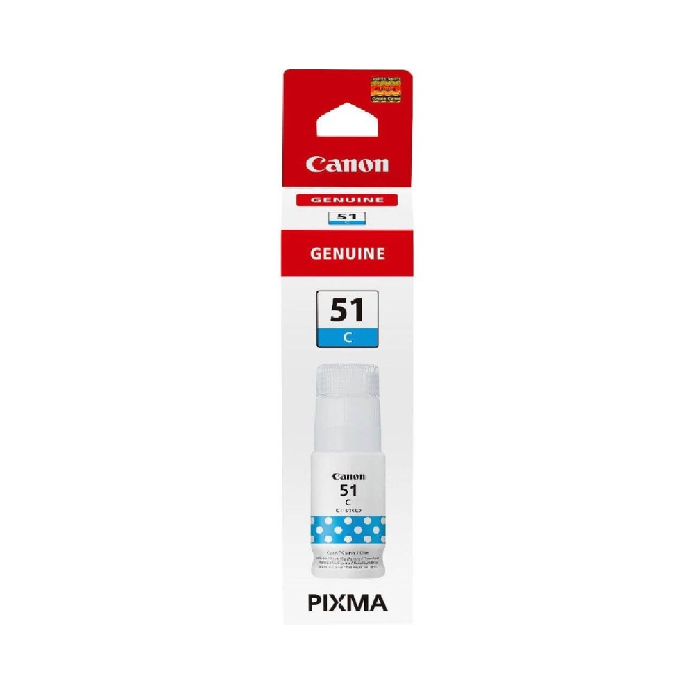 Original Canon Tintenpatrone 4546C001 / GI-51C Cyan