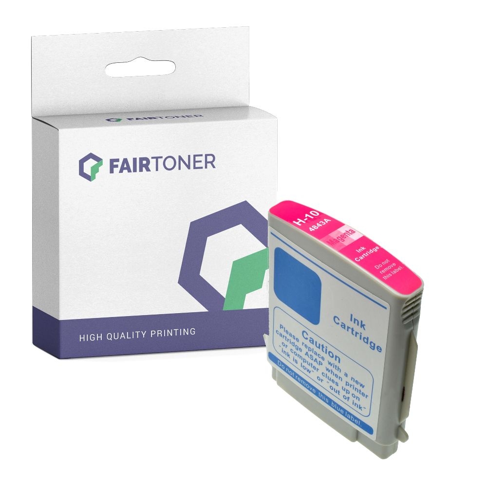 FairToner kompatibel für HP Tintenpatrone C4843AE / 10 Magenta