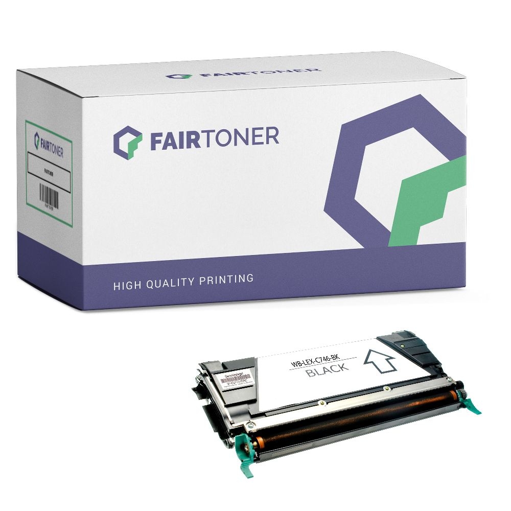 FairToner Toner Lexmark C746 C748 UHC C746H2KG bk