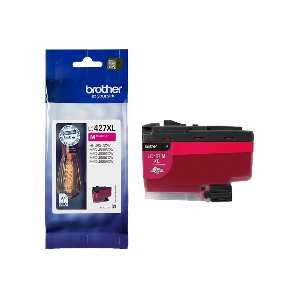 Original Brother Tintenpatrone LC-427XLM Magenta [XXL Füllmenge]