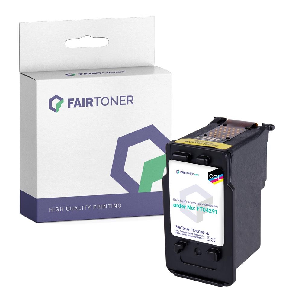 FairToner kompatibel für Canon Tintenpatrone 3730C001 / CL-561XL Color [XL Füllmenge]