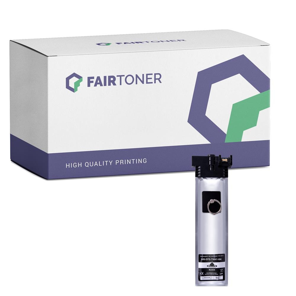 FairToner kompatibel für Epson Tintenpatrone C13T964140 / T9641 Schwarz