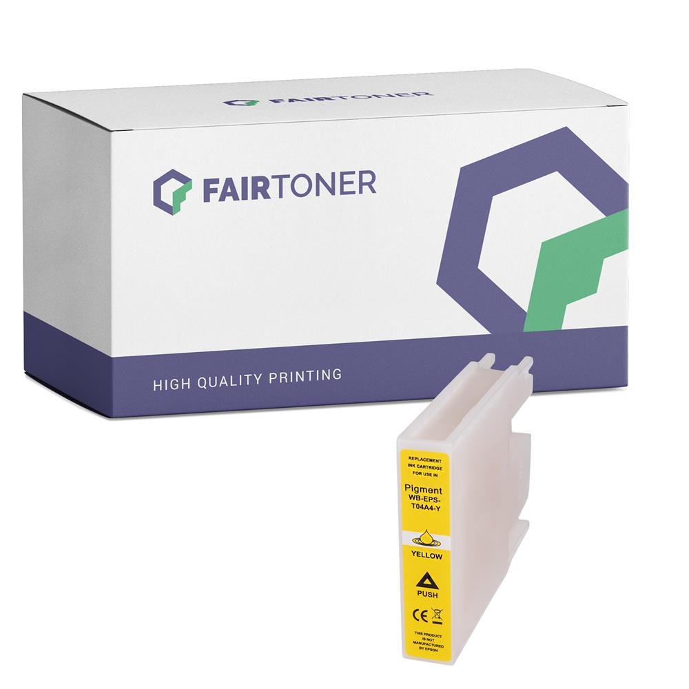 FairToner kompatibel für Epson Tintenpatrone C13T04A440 / T04A4 Gelb
