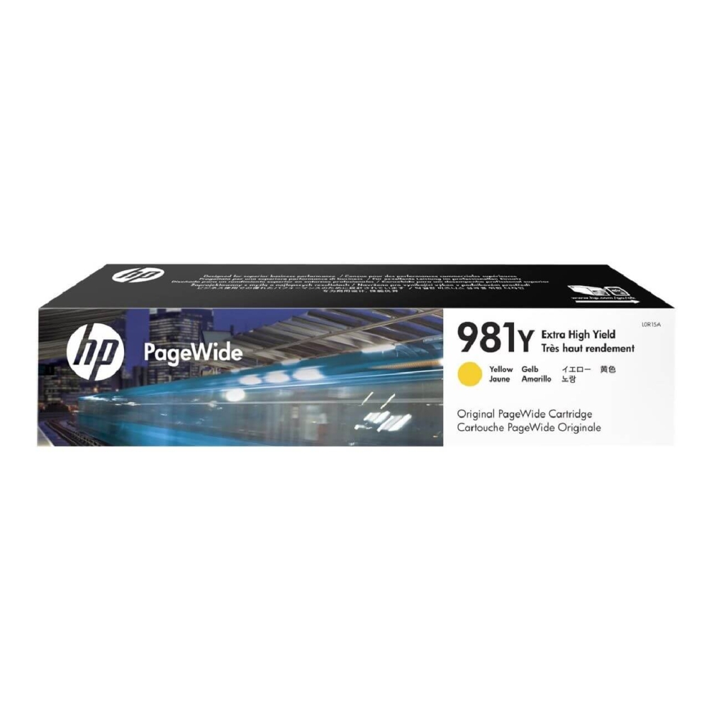 Original HP Tintenpatrone L0R15A / 981Y Gelb