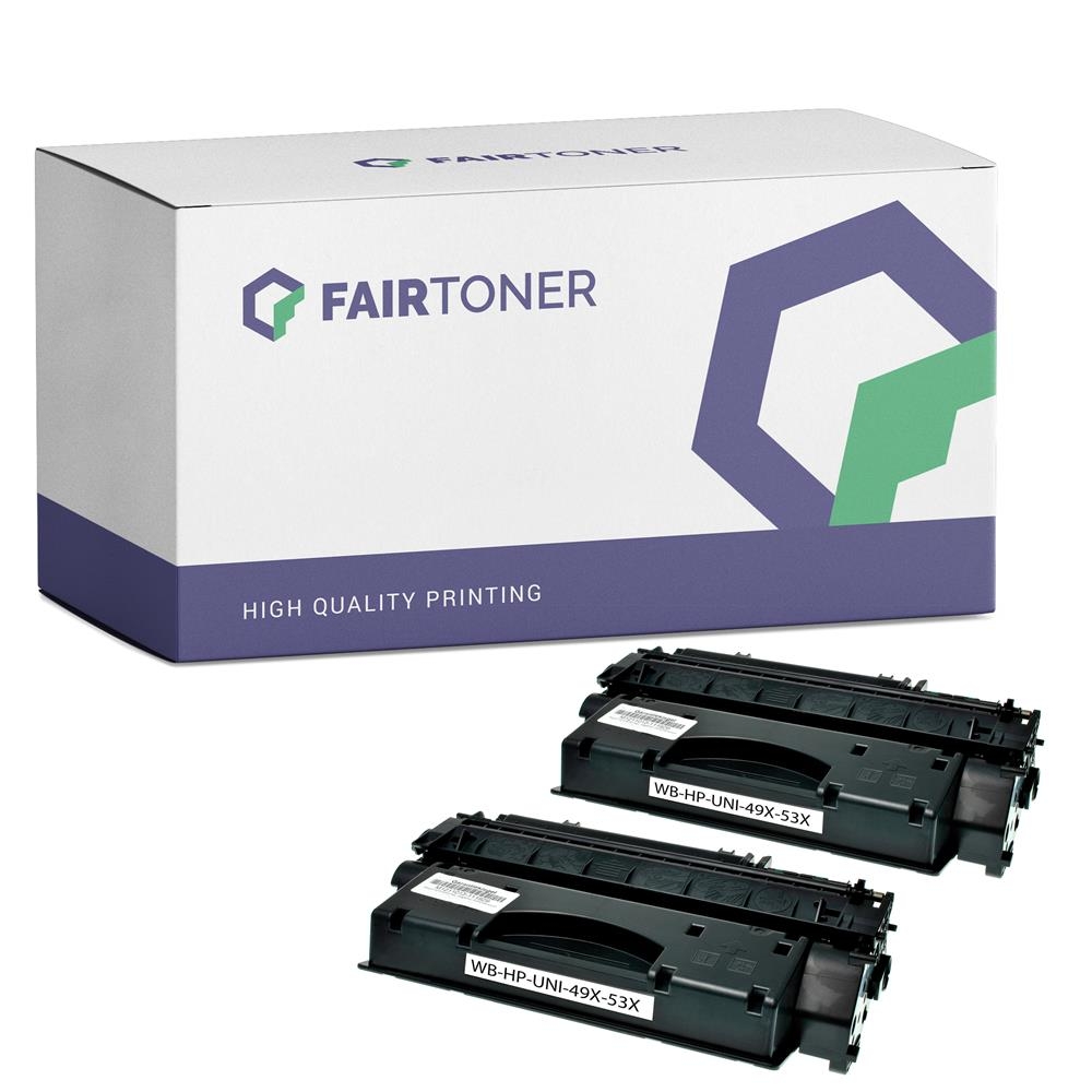 FairToner Toner HP Q7553XD HC bk (2-Pack)