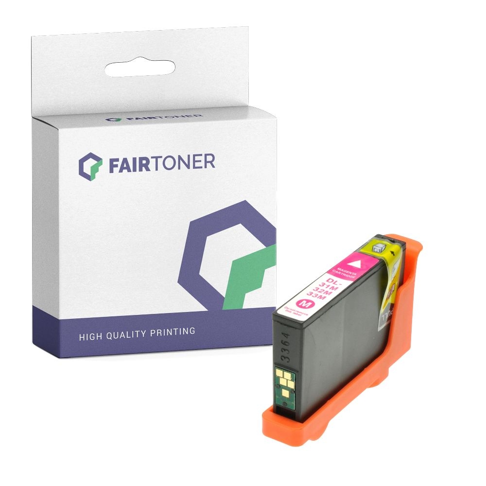 FairToner kompatibel für Dell Tintenpatrone 592-11821 / 06VCM Magenta