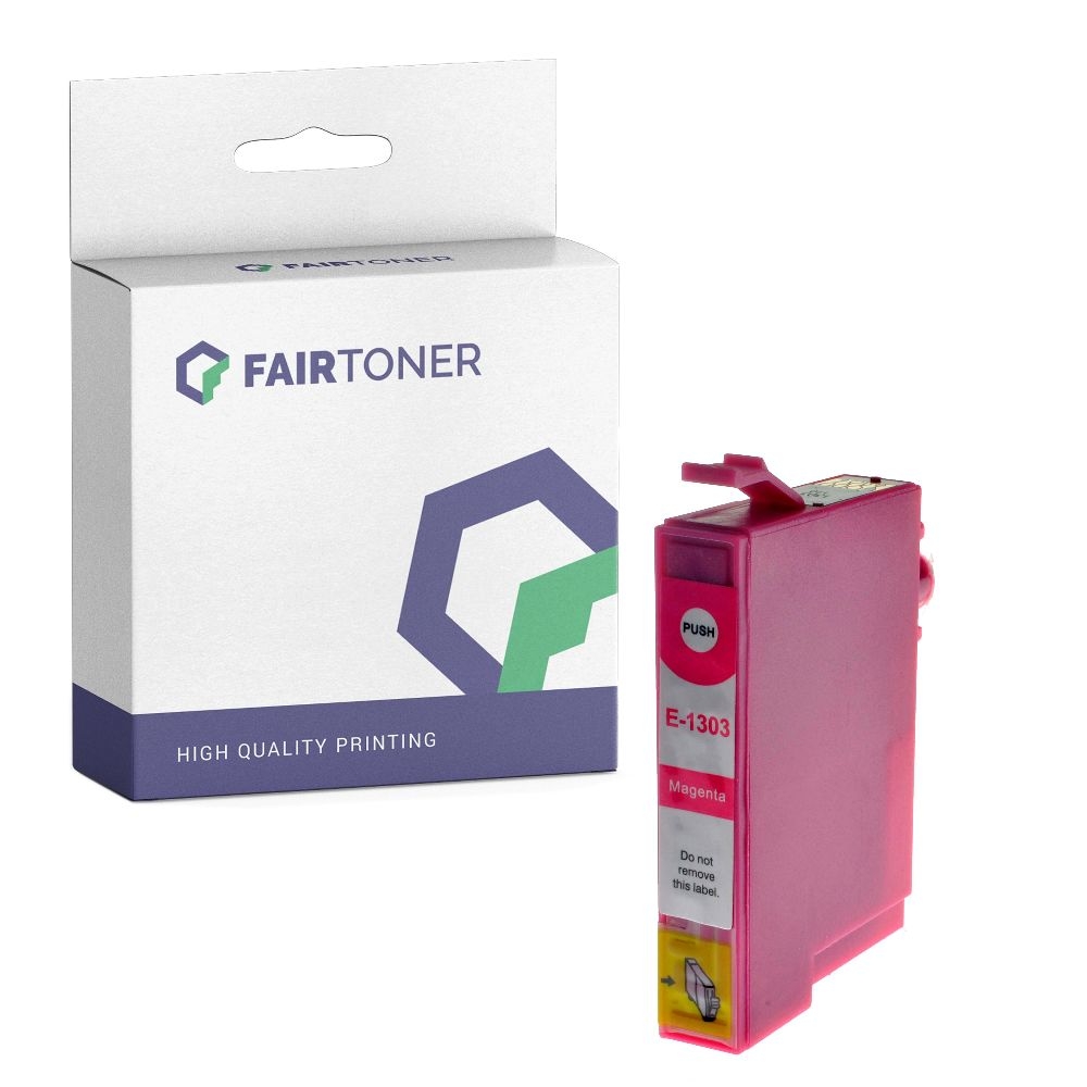 FairToner kompatibel für Epson Tintenpatrone C13T13034010 / T1303 Magenta