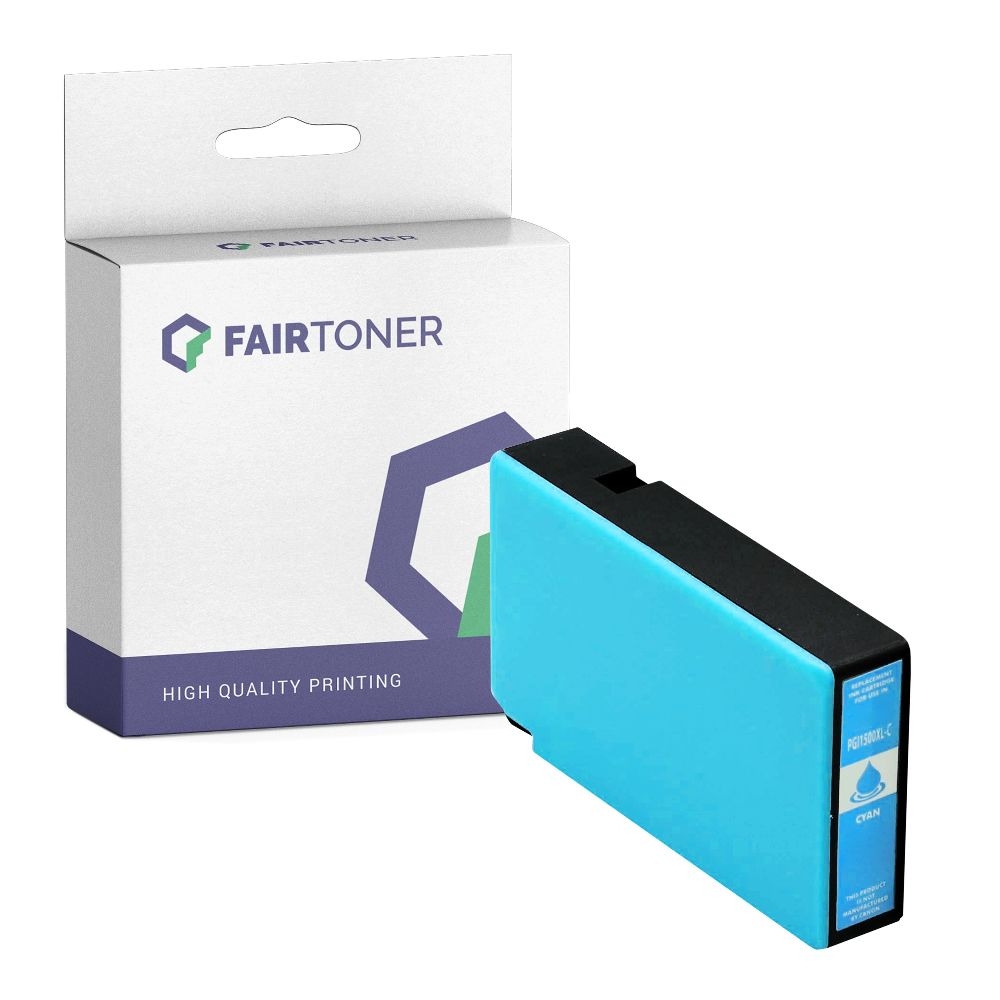 FairToner kompatibel für Canon Tintenpatrone 9193B001 / PGI-1500XLC Cyan