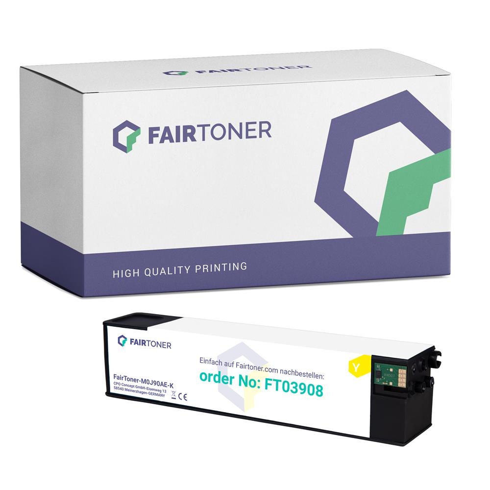 FairToner kompatibel für HP Tintenpatrone M0J98AE / 991X Gelb