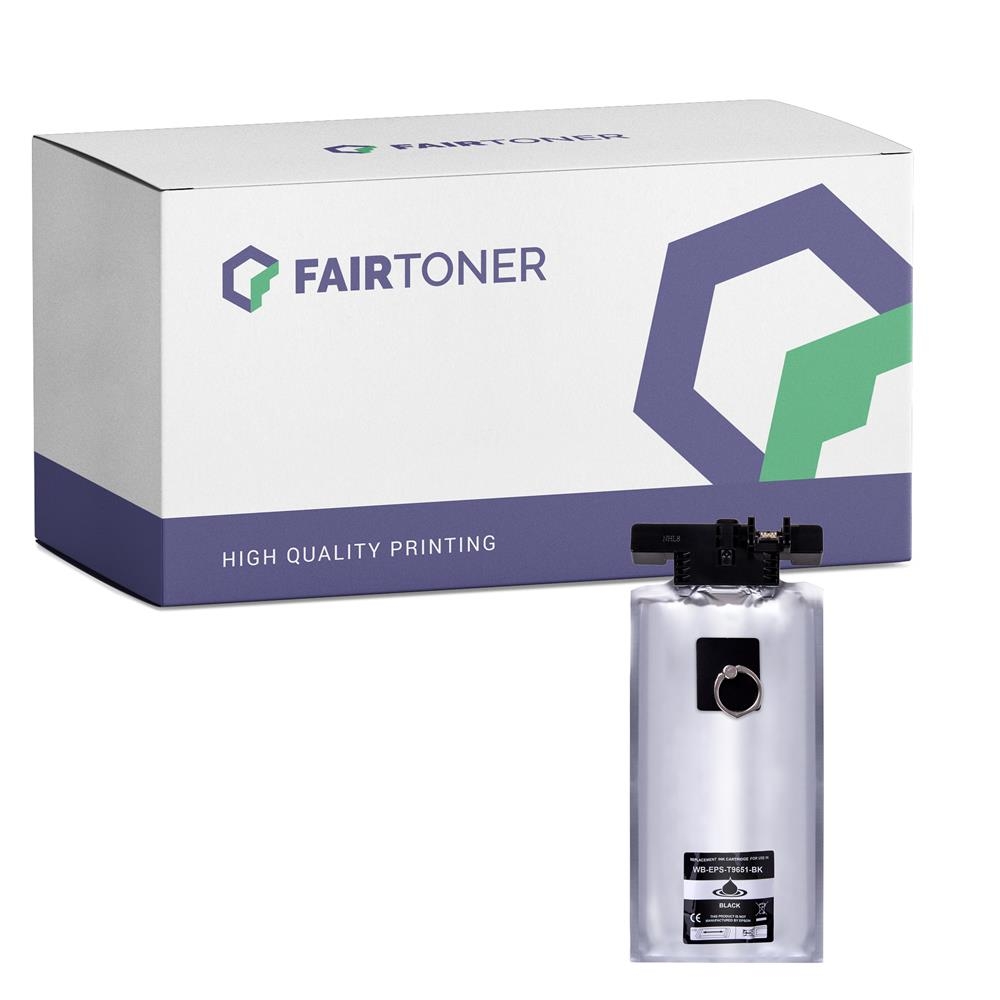 FairToner kompatibel für Epson Tintenpatrone C13T965140 / T9651 Schwarz
