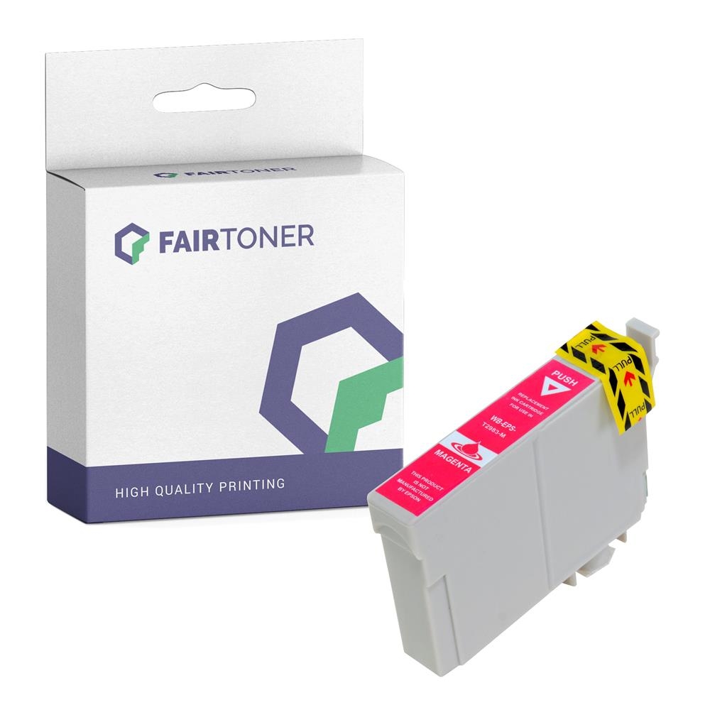FairToner kompatibel für Epson Tintenpatrone C13T29834012 / 29 Magenta