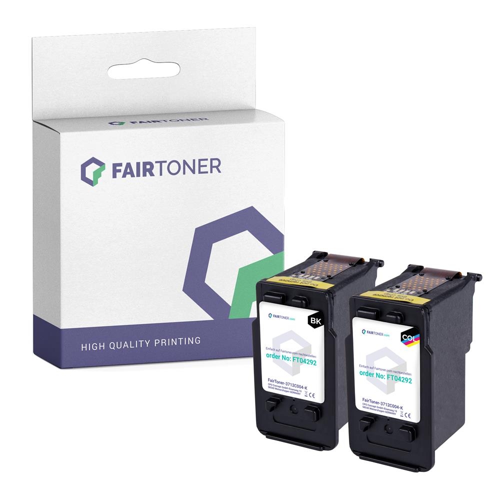 FairToner Set 2 Patronen Canon PG560XL CL561XL 1bk 1col