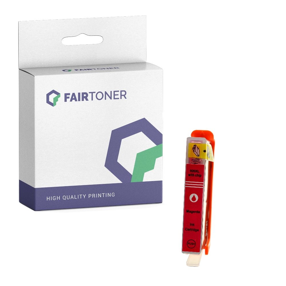 FairToner kompatibel für HP Tintenpatrone CD973AE / 920XL Magenta [XL Füllmenge]