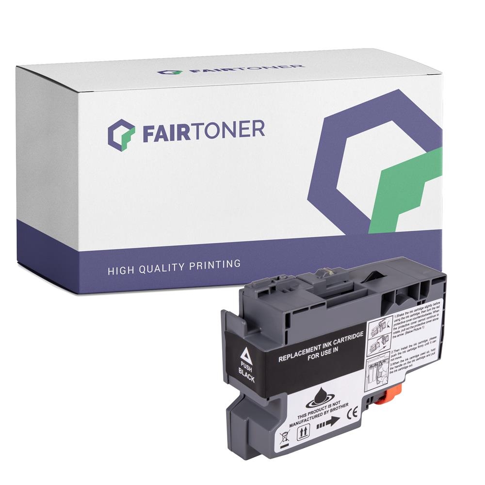 FairToner kompatibel für Brother Tintenpatrone LC-427XLBK Schwarz [XXL Füllmenge]