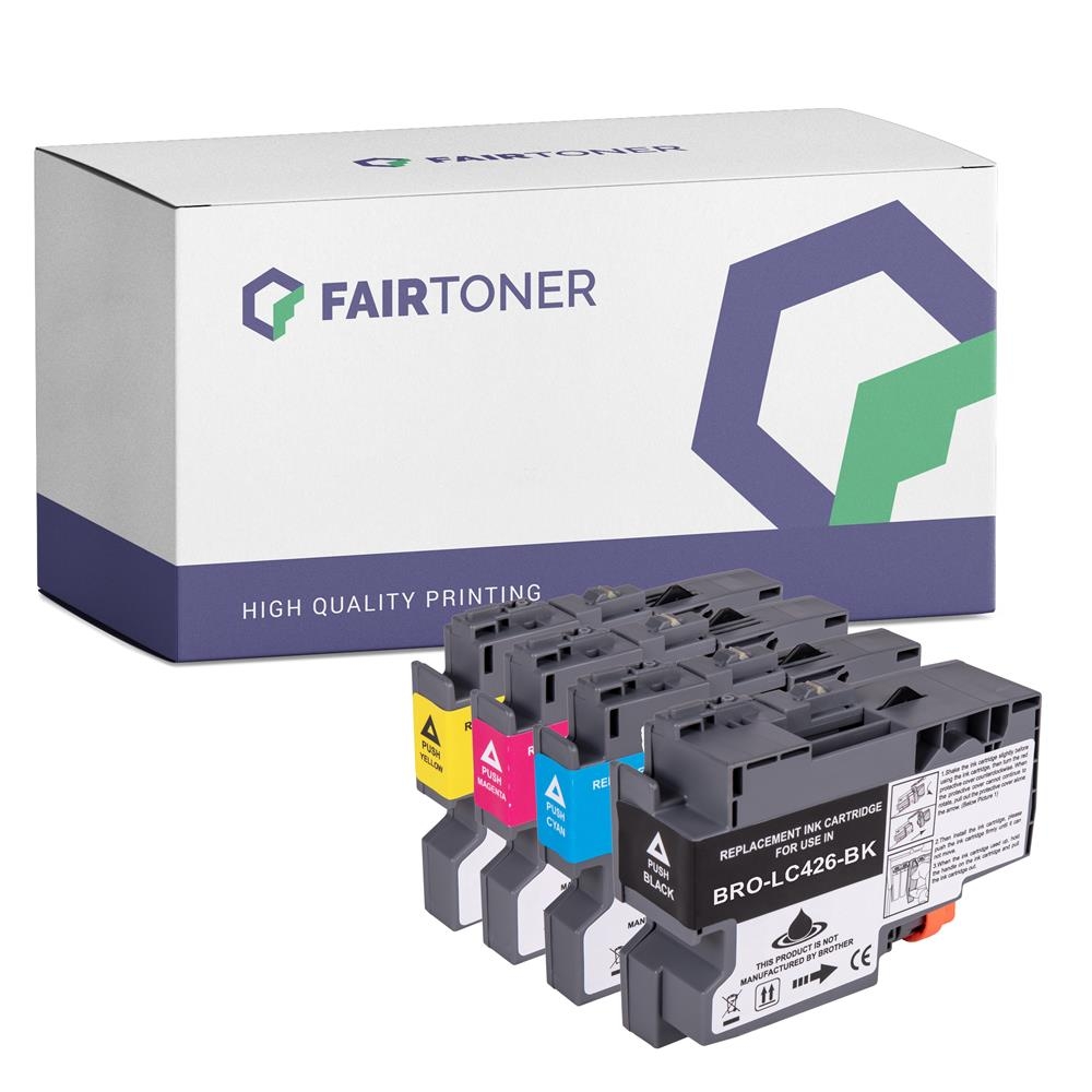 FairToner 4er Multipack Brother LC426VAL