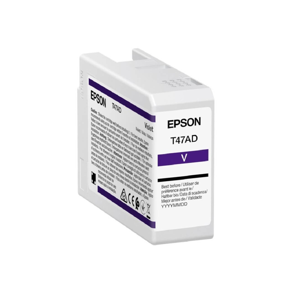 Original Epson Tintenpatrone C13T47AD00 / T47AD Violett
