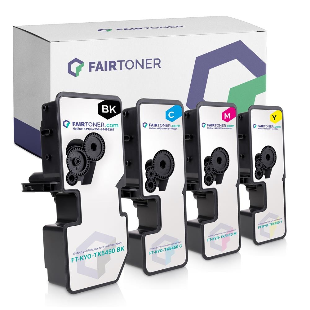 FairToner Set 4 Toner Kyocera TK5450 1xbk 1xcmy