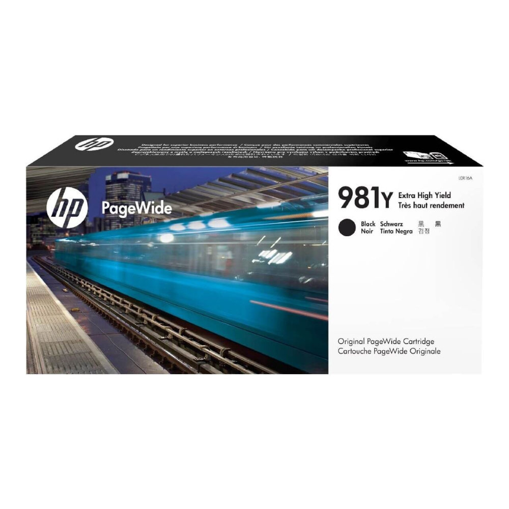 Original HP Tintenpatrone L0R16A / 981Y Schwarz