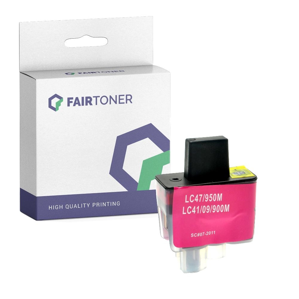 FairToner kompatibel für Brother Tintenpatrone LC-900M Magenta