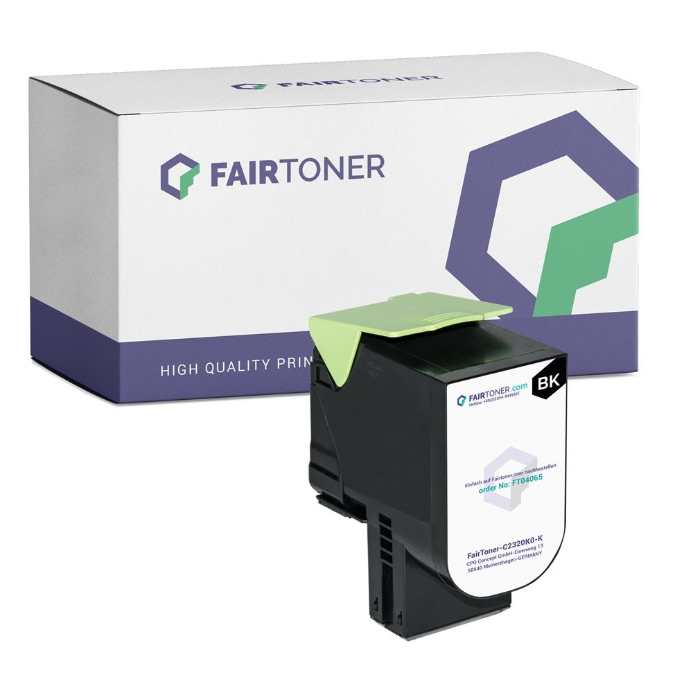 FairToner Toner Lexmark C2325 HC Return C2320K0 bk