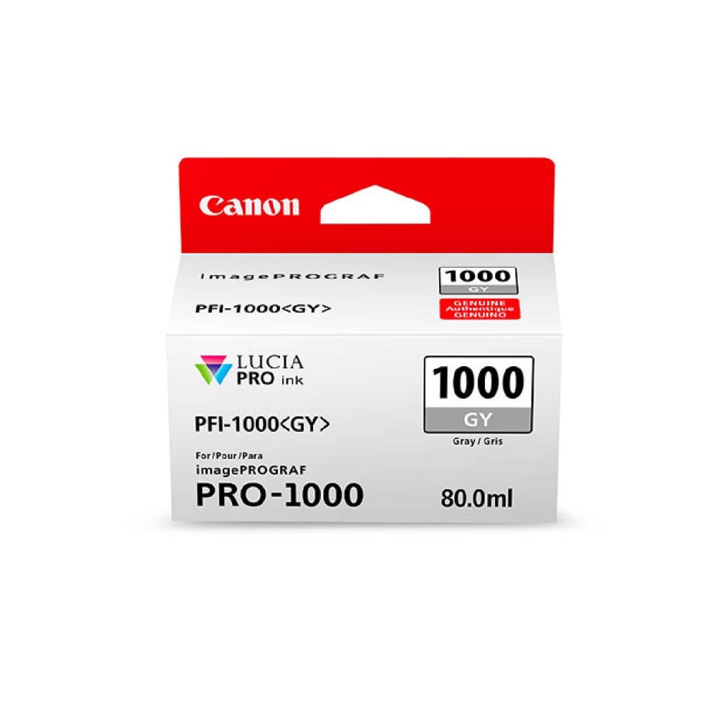 Original Canon Tintenpatrone 0552C001 / PFI-1000GY Grau