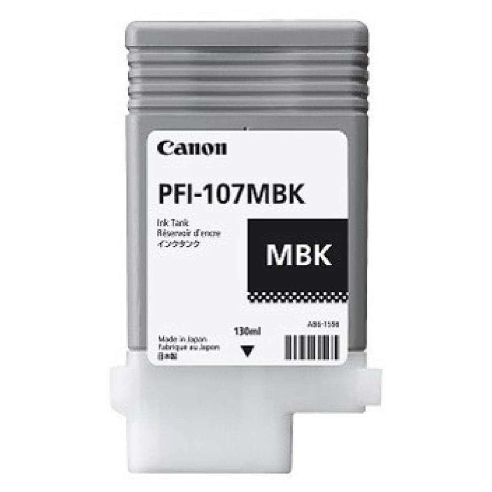 Original Canon Tintenpatrone 6704B001 / PFI-107MBK Schwarz