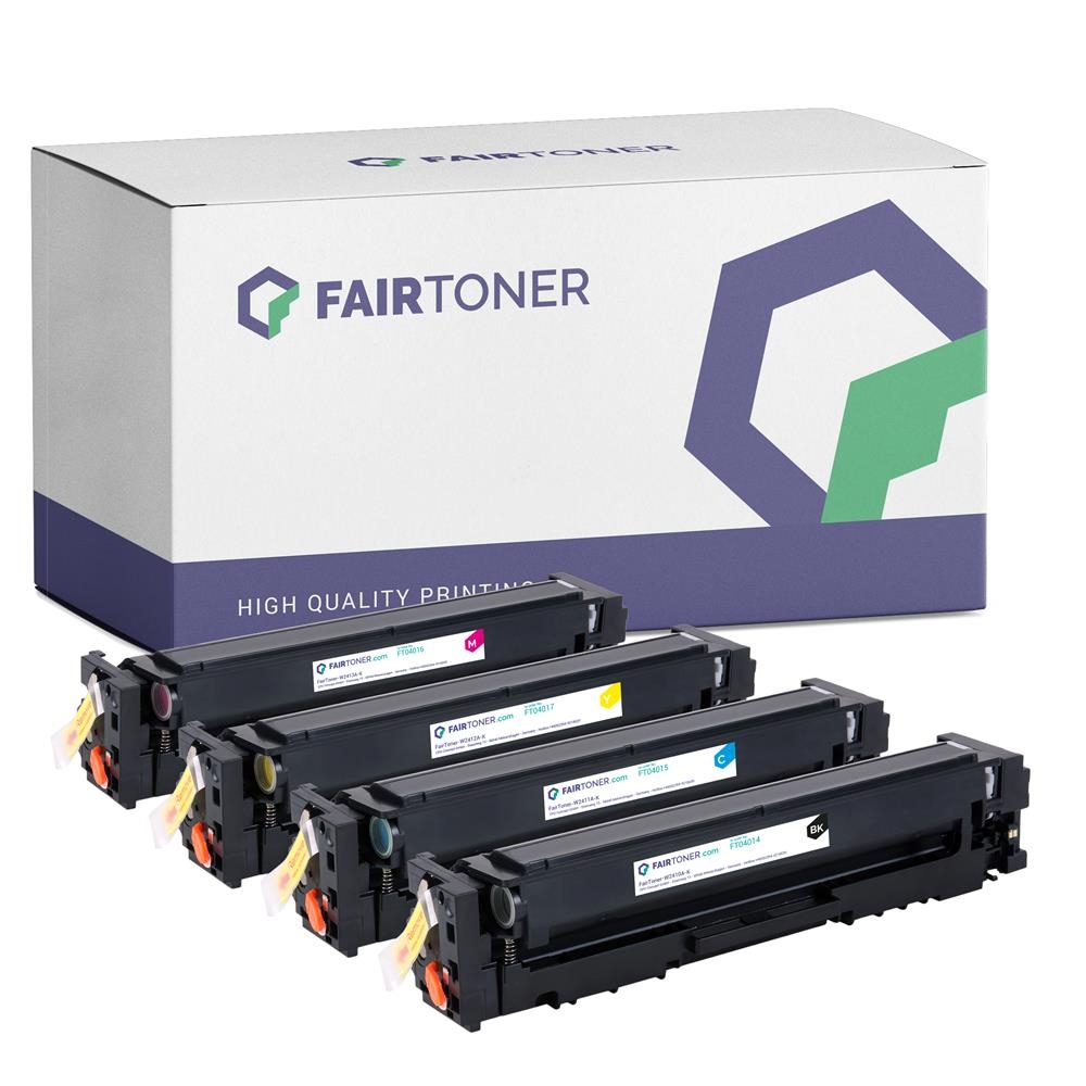FairToner Set 4 Toner für HP W2410A-W2413A