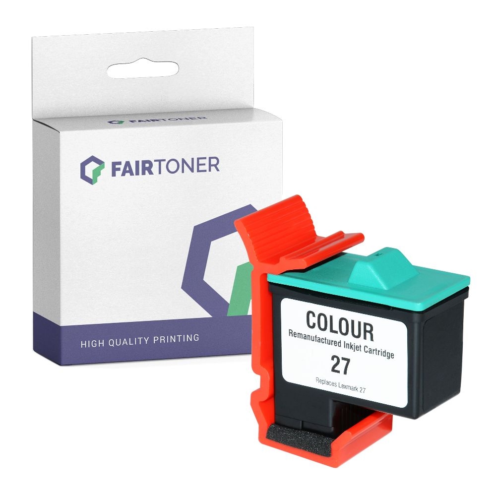 FairToner kompatibel für Lexmark Tintenpatrone 10N0227E / 27 Color