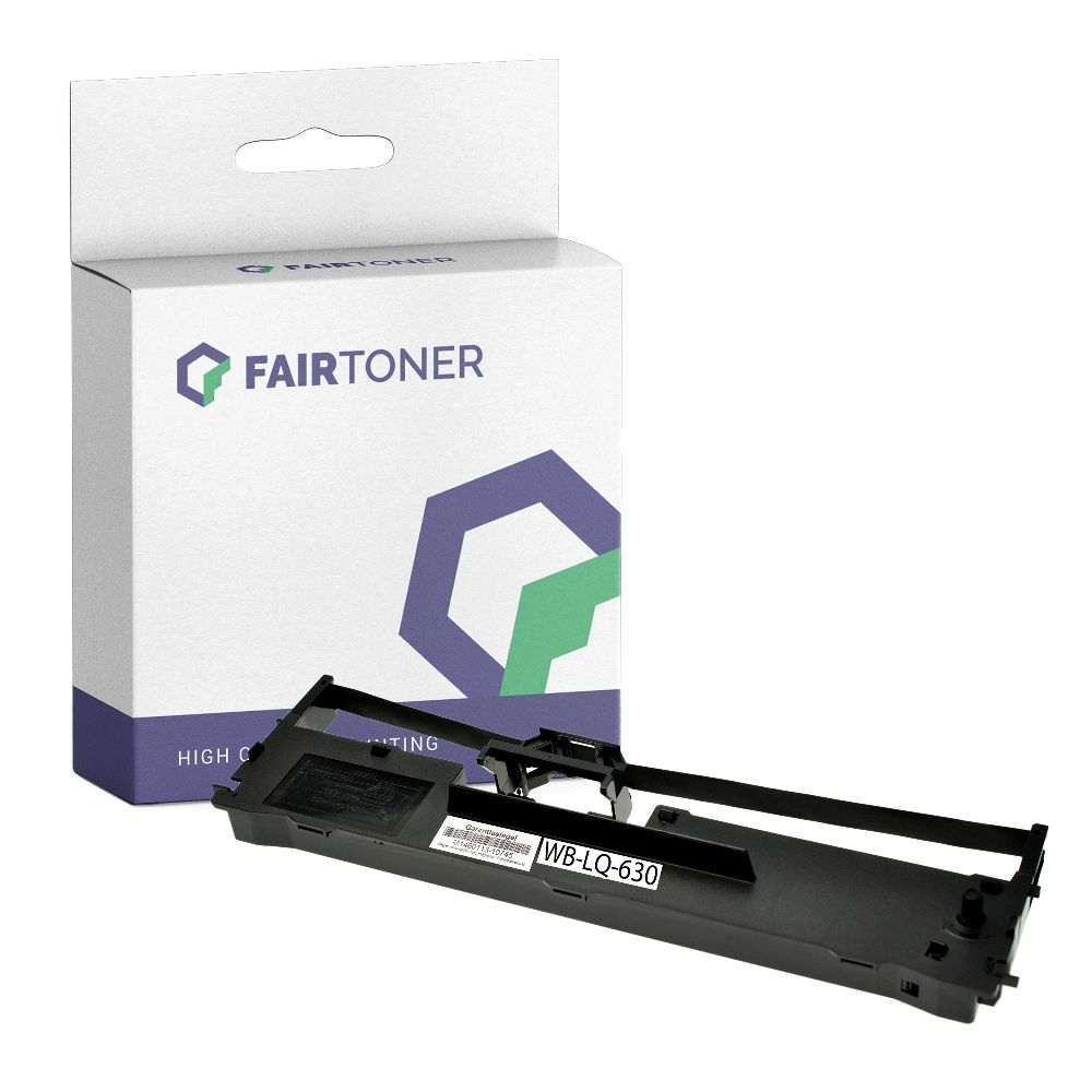 FairToner kompatibel für Epson Farbband C13S015307 Schwarz