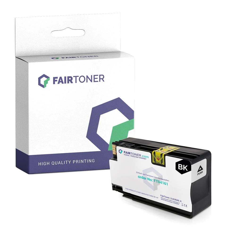FairToner kompatibel für HP Tintenpatrone 3JA30AE / 963XL Schwarz [XL Füllmenge]